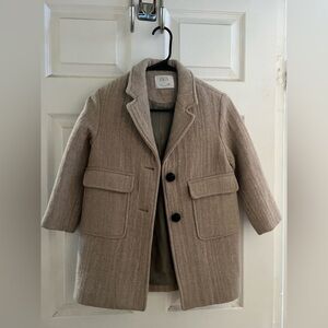 Zara Coat - Beige, Size 7